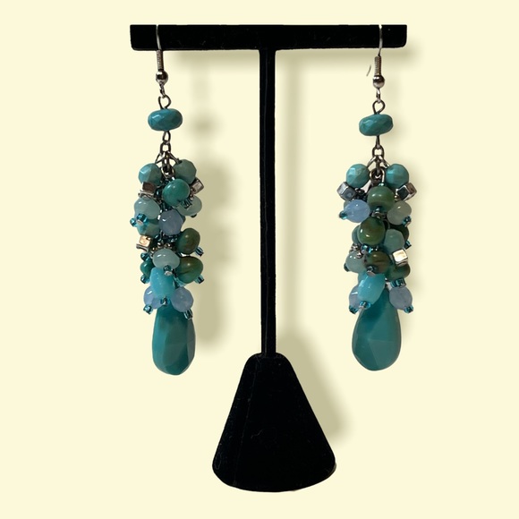 Four Set of Turquoise Dangle Earrings - Picture 5 of 5